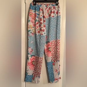 Floral Patchwork Pants
